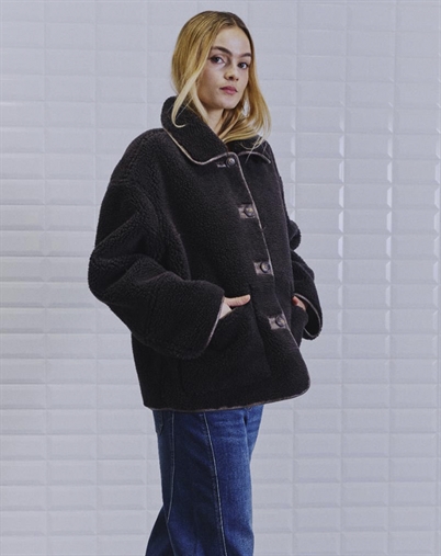 Withblack - WBLIris Bonded Jakke - Cookie Brown